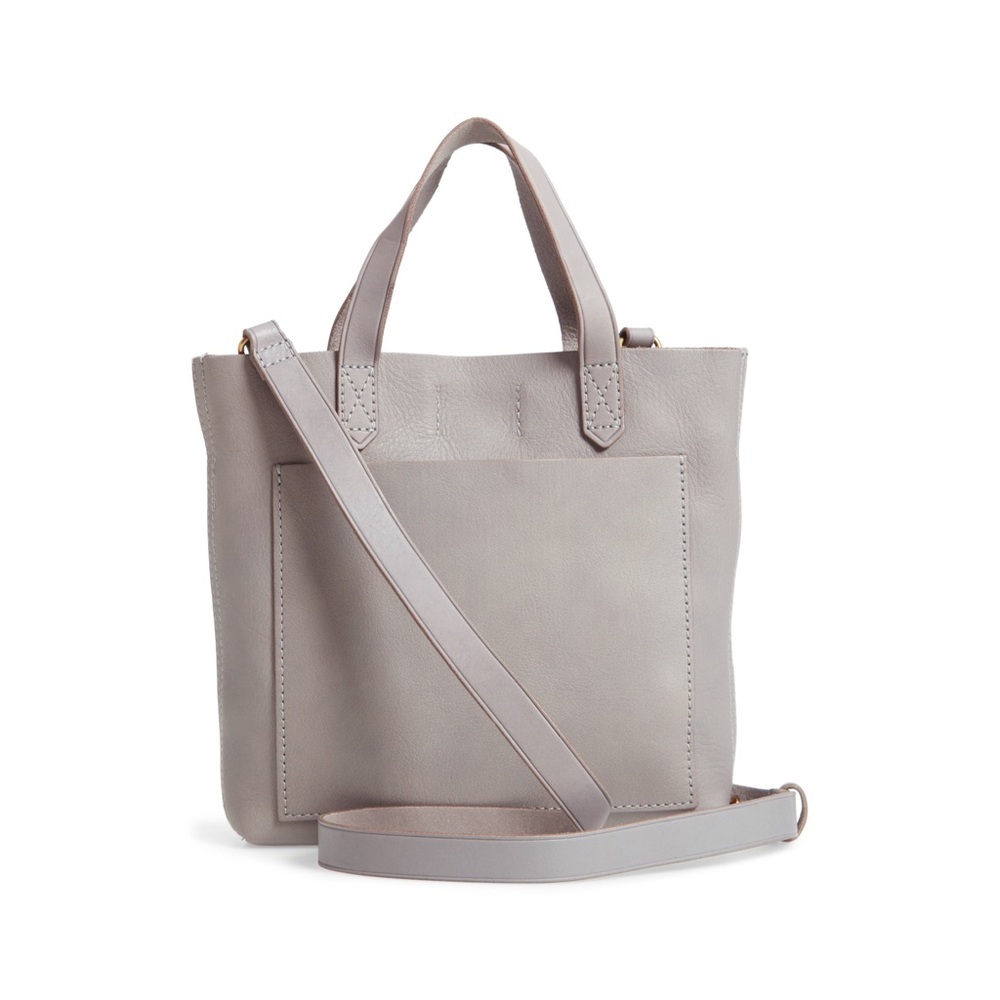 Madewell Small Transport Crossbody Tote Grey